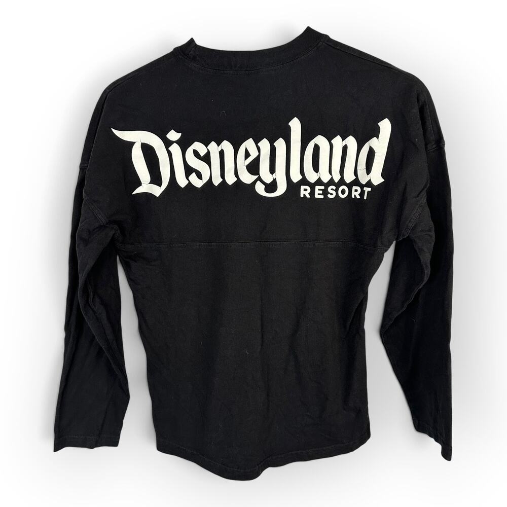 Disney Spirit Jersey Kids M Black Disneyland Resort Oversized Tee Park Souvenir - Picture 2 of 7